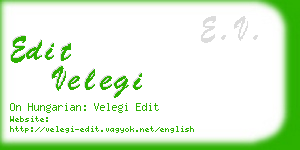 edit velegi business card